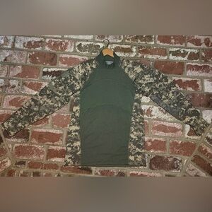 Massif Army Combat Shirt ACS Flame Resistant FR Green Digital camo long sleeve